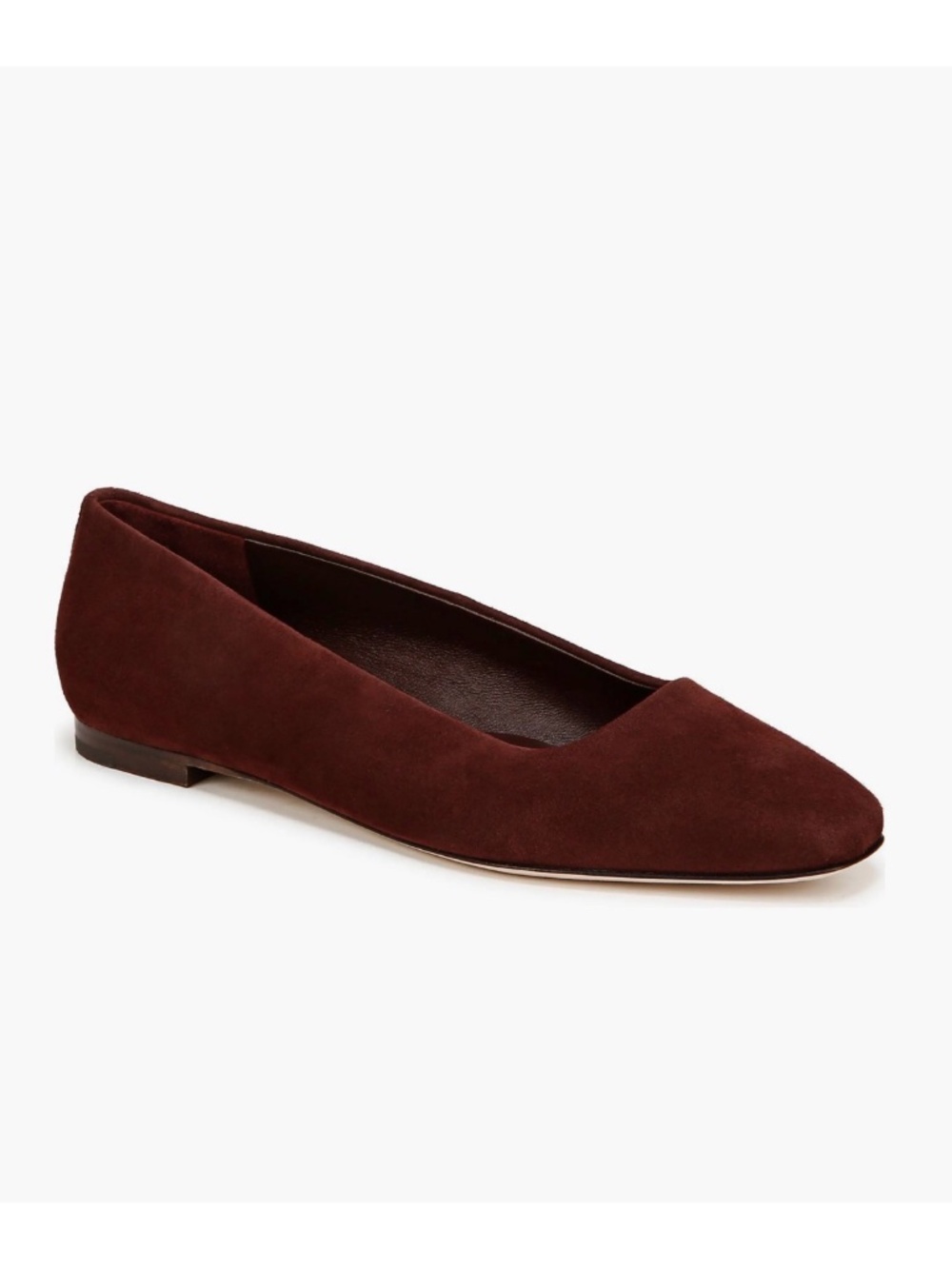 Flash Sale NEW Vince Women's Burgundy Suede Flats
